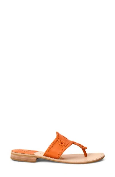 Jack Rogers Jacks Flat Sandal In Orange