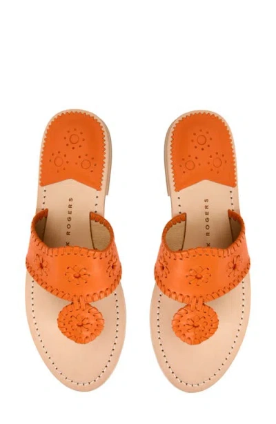Jack Rogers Jacks Flat Sandal In Orange