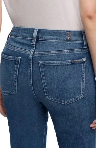 7 For All Mankind Leggy Bootcut Straight Jeans In Blue