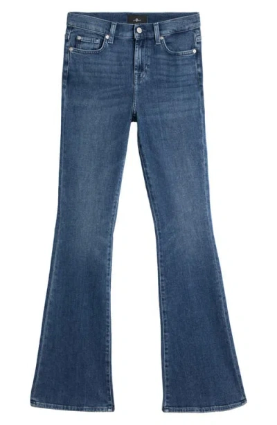 7 For All Mankind Leggy Bootcut Straight Jeans In Blue