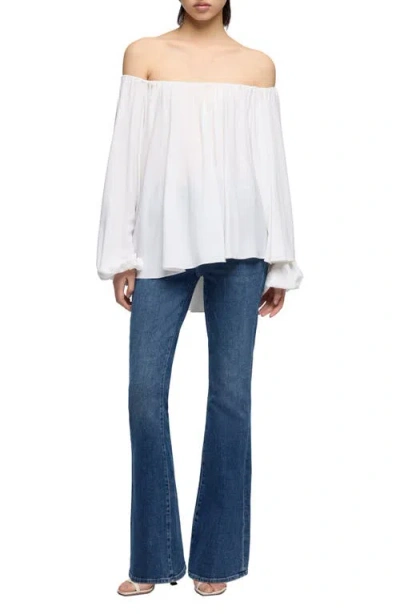7 For All Mankind Leggy Bootcut Straight Jeans In Blue