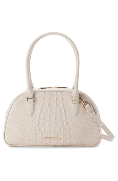 Brahmin Angie Leather Barrel Bag In Pattern