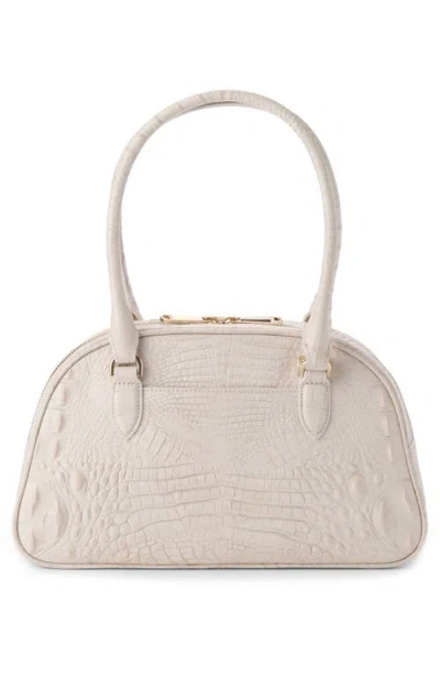 Brahmin Angie Leather Barrel Bag In Pattern