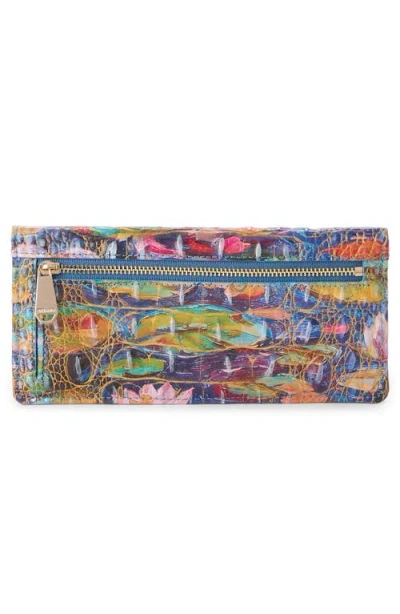 Brahmin Ady Croc Embossed Leather Wallet In Pattern