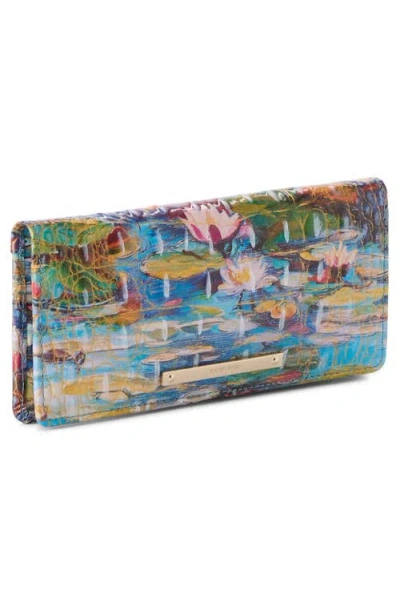 Brahmin Ady Croc Embossed Leather Wallet In Pattern