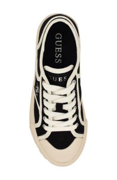 Guess Issah Platform Sneaker In Black