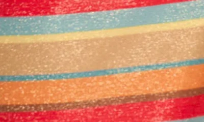 Ramy Brook Metallic Stripe Tie Waist Cover-up Skirt In Multi