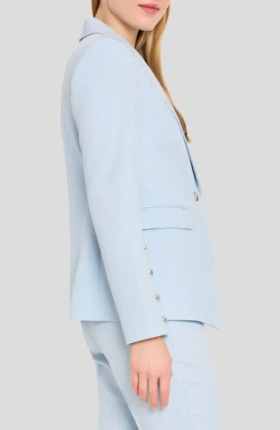 Tahari Asl One-button Blazer In Blue