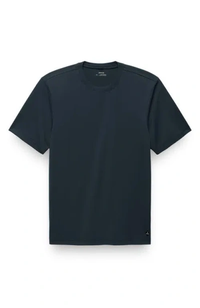 Prana Equalize Crewneck T-shirt In Blue