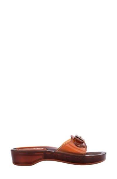 Melissa X Scholl Pescura Platform Slide Sandal In Brown
