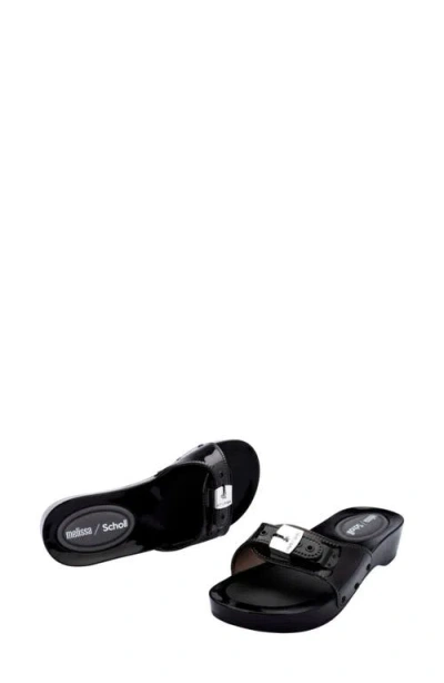 Melissa X Scholl Pescura Platform Slide Sandal In Black