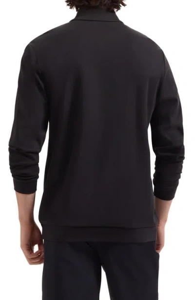 Bugatchi Soft Touch Quarter Zip In Black
