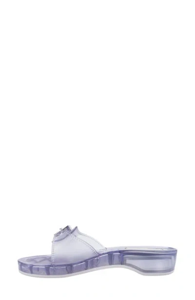 Melissa X Scholl Pescura Platform Slide Sandal In Transparent