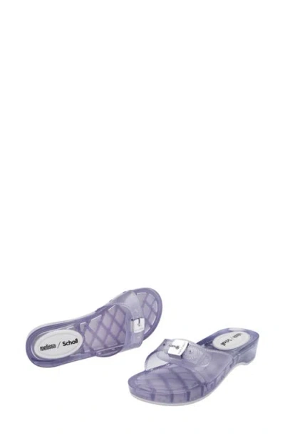 Melissa X Scholl Pescura Platform Slide Sandal In Transparent
