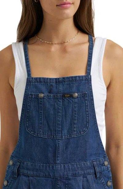 Lee Nonstretch Denim Romper In Blue