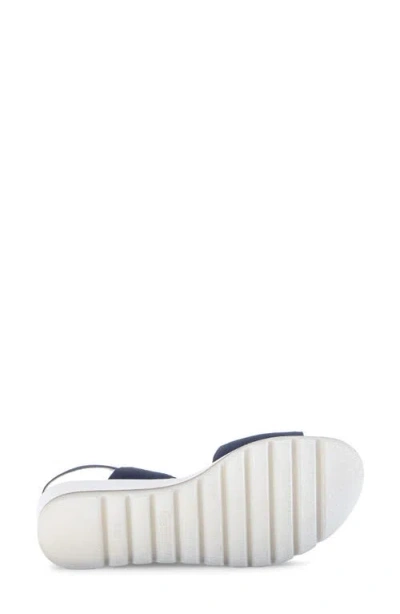Gabor Wedge Sandal In Blue