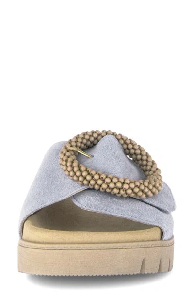 Gabor Slide Sandal In Blue