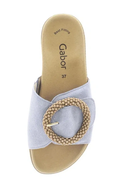 Gabor Slide Sandal In Blue