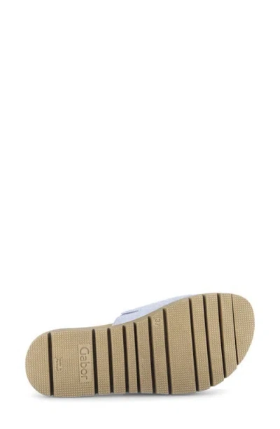 Gabor Slide Sandal In Blue