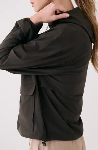 Lole Sofia Water Repellent Pullover Jacket In Gray