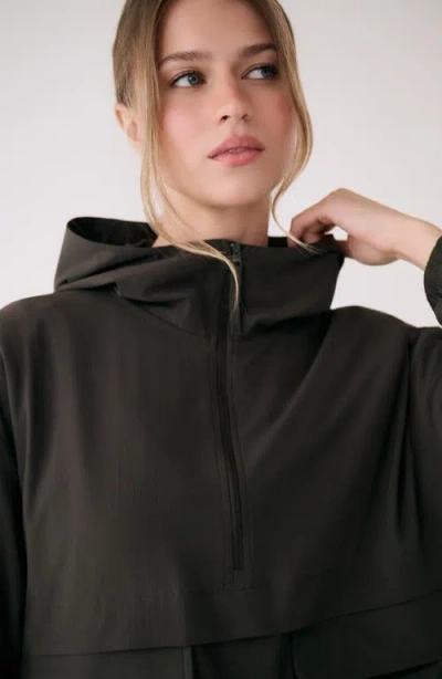 Lole Sofia Water Repellent Pullover Jacket In Gray