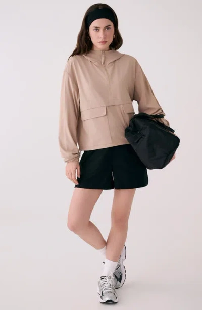 Lole Sofia Water Repellent Pullover Jacket In Multi