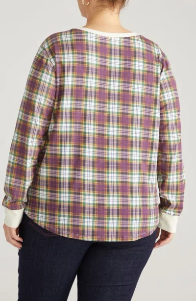 Universal Standard T Rex Long Sleeve Tee In Multi