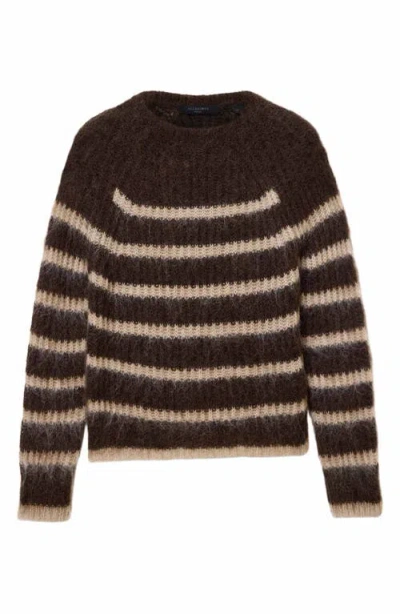 Allsaints Wool-blend Stripe Riga Sweater In Multi