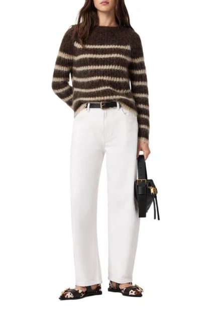 Allsaints Wool-blend Stripe Riga Sweater In Multi
