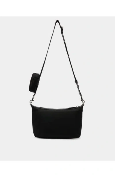 Bally Code Ribbon Logo Shoulder Bag In Black
