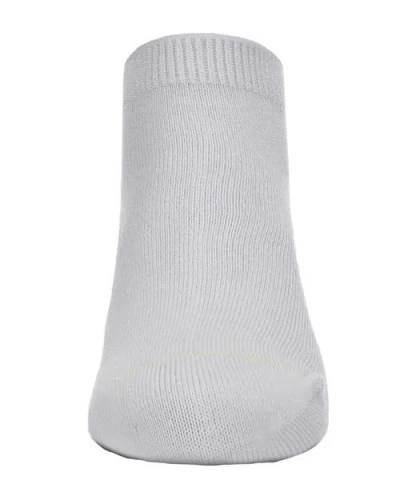 Memoi Basic Silky-soft Gauge Ankle Sock In White