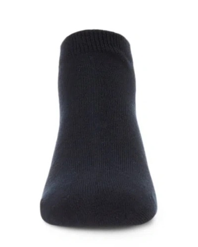 Memoi Basic Silky-soft Gauge Ankle Sock In Blue