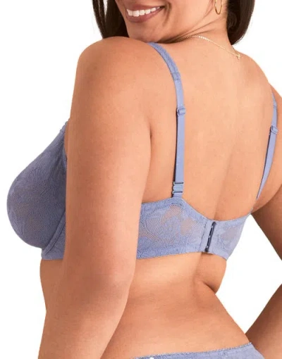 Adore Me Winona Unlined Full Coverage Bra In Blue