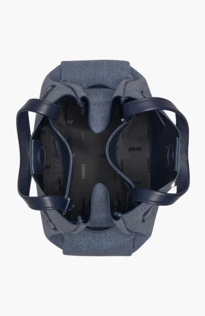 Dkny Bryar Snap Closure Small Satchel Bag In Blue