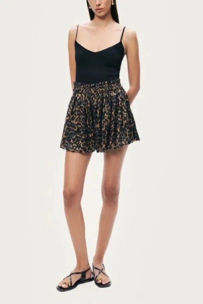 Nocturne Printed Mini Shorts In Multi