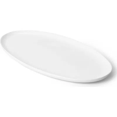 Fable Home Oval Serving Platter In White