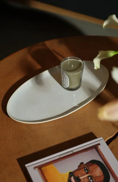 Fable Home Oval Serving Platter In White