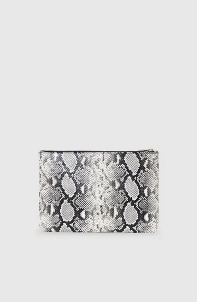 Anine Bing Elly Large Pouch In Gray