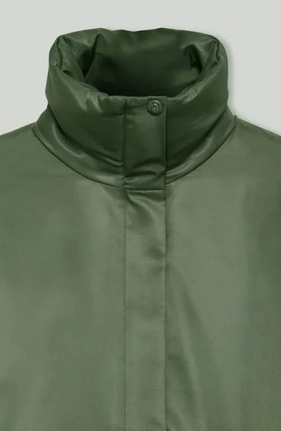 Anine Bing Cyrus Shell Bomber Jacket In Green