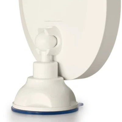 Zadro Lighted Wall Mounted Suction Cup Makeup Mirror With 10x Magnification In Pattern