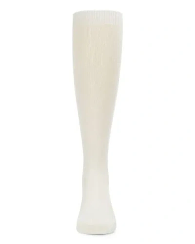 Memoi Soft  Knee High Sock In White