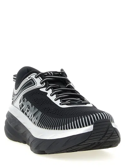 Hoka Mens  Bondi 7 In Black