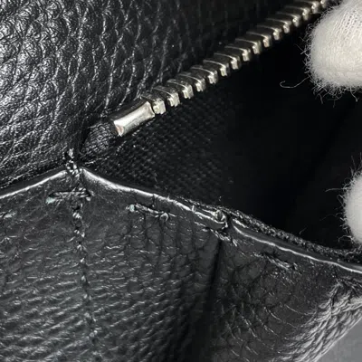 Pre-owned Fendi Black Leather Backpack ()