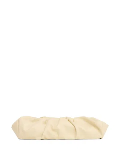 Mansur Gavriel Geraffte Cloud Clutch In Neutral