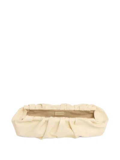 Mansur Gavriel Geraffte Cloud Clutch In Neutral