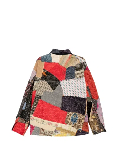 By Walid Jacke Im Patchwork-design In Multi