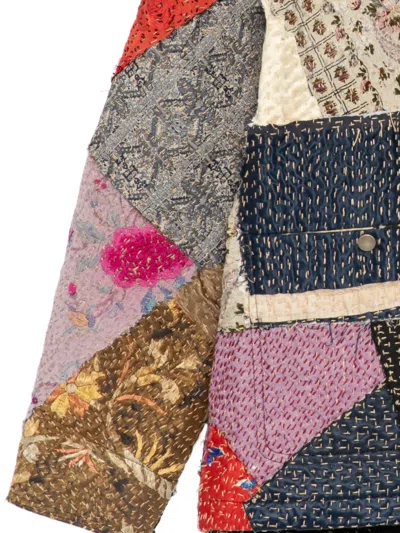 By Walid Jacke Im Patchwork-design In Multi