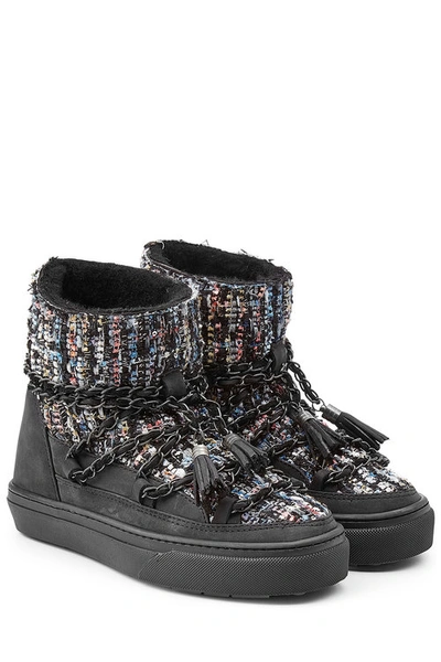 Inuikii Ikkii Boots With Suede And Shearling In Multicolored