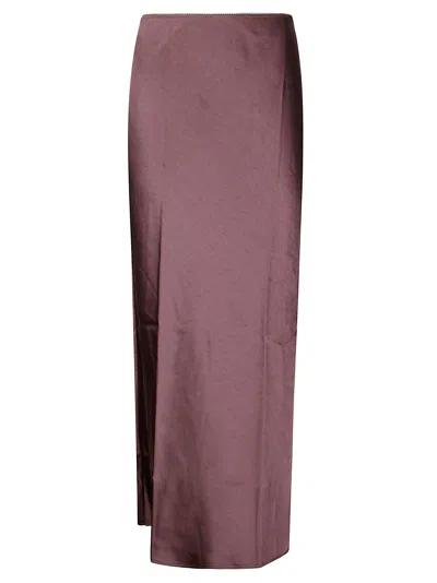 Samsoe & Samsoe Saagneta Long Skirt 12956 In Brown