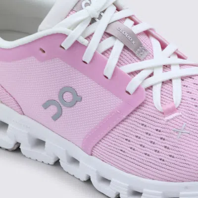 On Petal Sand Cloud 4 Sneakers In Pink